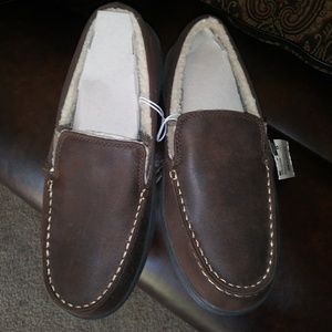Craftman men's Moccasins Brown Slipper Size 9